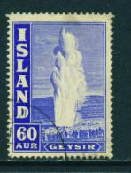 ICELAND - 1938 The Great Geyser 60a Used As Scan - Oblitérés