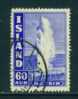 ICELAND - 1938 The Great Geyser 60a Used As Scan - Used Stamps
