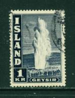 ICELAND - 1938 The Great Geyser 1kr Used As Scan - Usados