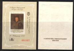 HUNGARY-2003.Commemorativ  Sheet  - Ferenc II.Rákóczi / Overprinted Version MNH! - Souvenirbögen