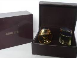 Boucheron Pour Homme Et Pour Femme Echantillons Dans Coffret Cuir Prestige - Miniaturas Mujer (en Caja)