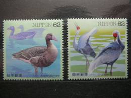 Japan 1993 2148/9 (Mi.Nr.) **  MNH Birds - Unused Stamps