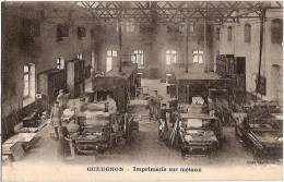 CPA Gueugnon Imprimerie Sur Métaux Edition Gaillard IPM Imprimeurs Imprimeur Métiers 71 Saône Et Loire - Gueugnon