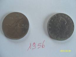 50 LIRE VULCANO 1°TIPO 1956   BB++ - 50 Liras