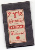 ANCIENNE POCHETTE D´AIGUILLES - N° Y 4/8 - SUPERFINE - FRENCH - WARRANTED - ALLE - Altri & Non Classificati