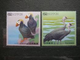 Japan 1992 2087/8 (Mi.Nr.) **  MNH Birds - Ongebruikt