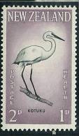 New Zealand 1961 Birds Aves Oiseaux Vegels - Herons, Bitterns - Great Egret - Ardea Alba MLH - Cigognes & échassiers