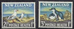 New Zealand 1964 Birds Aves Oiseaux Vegels - Gull - Penguin MNH/MLH - Pingouins & Manchots