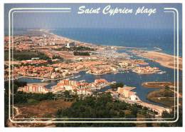 CPM De Saint Cyprien Plage   Le Port Et Les Marinas - Saint Cyprien