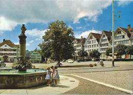 Gais, 3 Mädchen Beim Bärenbrunnen - Gais