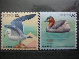 Japan 1991 2068/9 (Mi.Nr.) **  MNH Birds - Unused Stamps