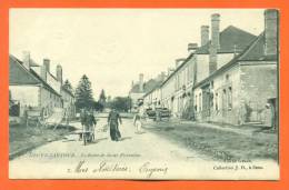 Dpt  89  Neuvy Sautour   "  La Route De Saint Florentin  " Carte Precurseur - Neuvy Sautour