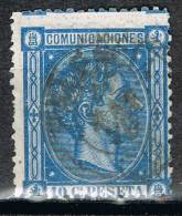 Sello 10 Cts Alfonso XII 1876, Fechador PALENCIA,  Num 164 º - Gebraucht