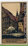 Crailsheim Am Schloßplatz, Um 1920/1930, Verlag: Ed. Rollwagen, Crailsheim, POSTKARTE,  Mit Frankatur, Mit Stempel, - Crailsheim