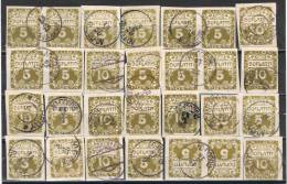 Estudio Lote 28 Sellos TASA Checoslovaquia, Taxe 1919 º - Timbres-taxe