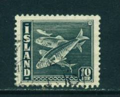 ICELAND - 1939 Herring 10a Used As Scan - Gebraucht