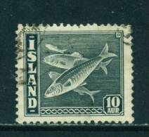 ICELAND - 1939 Herring 10a Used As Scan - Oblitérés