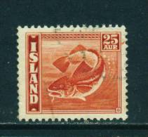 ICELAND - 1939 Cod 25a Used As Scan - Used Stamps