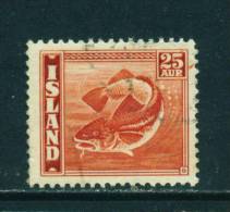 ICELAND - 1939 Cod 25a Used As Scan - Gebraucht