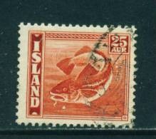 ICELAND - 1939 Cod 25a Used As Scan - Gebraucht