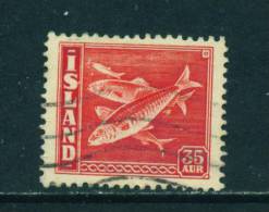 ICELAND - 1939 Herring 35a Used As Scan - Oblitérés
