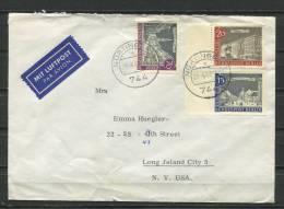 Germany Berlin  1963 Cover To USA Nuertingen - Lettres & Documents