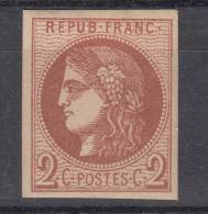 France N° 40B  Neuf * - 1870 Emission De Bordeaux