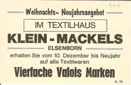 CP De ELSENBORN " Klein - Mackels " Avec Pic-Vert Au Recto . - Butgenbach - Butgenbach