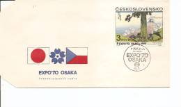 Osaka -1970 ( FDC De Tchécoslovaquie à Voir) - 1970 – Osaka (Japan)