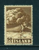 ICELAND - 1948 Mount Hekla 50a  Used As Scan - Gebruikt