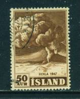 ICELAND - 1948 Mount Hekla 50a  Used As Scan - Usados