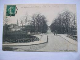 Ma Réf: 75-4-5.   ARGENT-SUR-SAULDRE    La Pont Du Canal Et L'Avenue. - Argent-sur-Sauldre