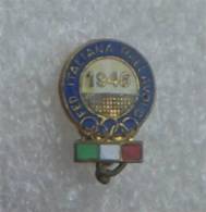 ITALY WATER POLO FEDERATION ( Old Enamel Pin ) * Italia Badge Waterpolo Water-polo Waserball Pallanuoto Polo Acuatico - Water Polo