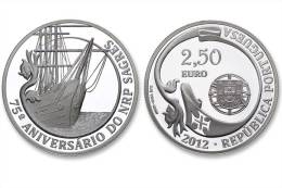 PORTUGAL  2,50  EUROS  2.012  2012  CU NI  "75 Aniversario Do NRP SAGRES"   SC/UNC   DL-10.364 - Portugal