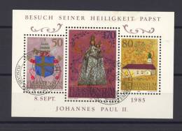 Liechtenstein  -  Blocs  -  1985  :  Yv  15  (o) - Blocs & Feuillets