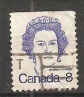 Canada  1972-77  Caricatures  (o) Queen Elizabeth II - Sellos (solo)