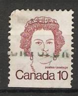 Canada  1972-77  Caricatures  (o) Queen Elizabeth II - Timbres Seuls