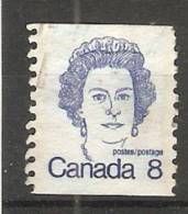 Canada  1972-77  Caricatures  (o) Queen Elizabeth II - Roulettes