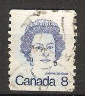 Canada  1972-77  Caricatures  (o) Queen Elizabeth II - Rollo De Sellos