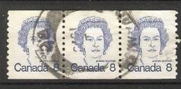 Canada  1972-77  Caricatures  (o) Queen Elizabeth II - Rollo De Sellos