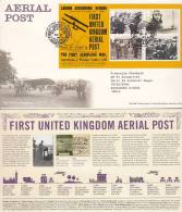 GREAT BRITAIN- 2011- FIRST AERIAL POST- Grande Bretagne : Première Poste Aérienne- Gran Bretaña: El Primer Post Aéreos - 2011-2020 Ediciones Decimales