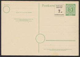 P 959, OPD Hamburg, Ungebrauchte Zudruckkarte - Amerikaanse, Britse-en Russische Zone