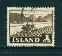 ICELAND - 1950 Pictorial Definitives 1kr  Used As Scan - Usados