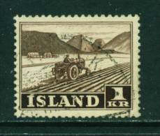 ICELAND - 1950 Pictorial Definitives 1kr  Used As Scan - Usados