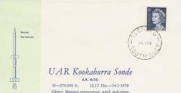 Australia 1970 JY 14 UAR Kookaburra Sonde  A.K. 6-10 - Océanie