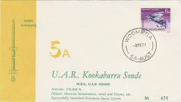 Australia 1971 FE 3 Launch U.A.R. Kookaburra Sonde 5A - Oceania