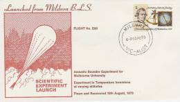 Australia 1973 AU 10 Flight E 89 Scientific Experiment Launch - Oceanië