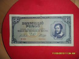 Billet/ Pengo/Hongrie/ Tres Beau Billet Du 16 Novembre 1945 - Hungary