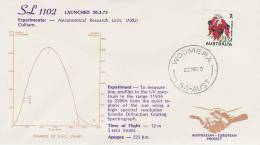 Australia 1973 Mr 20 Launch Of SL 1102 Rocket - Ozeanien