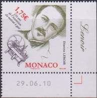 Monaco Mi 3005 - 150 Years Gas Engine - Étienne Lenoir (1822-1900), Inventor And Businessman - 2010 * * - Unused Stamps